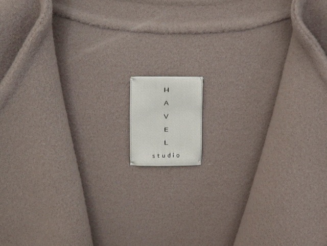 HAVEL studio ハーヴェル スタジオ CA BLEND REVER ウール×カシミヤ