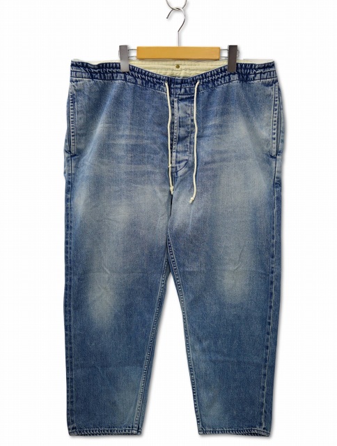 アナクロノーム anachronorm AN075-W WASHED DENIM EASY PANTS 