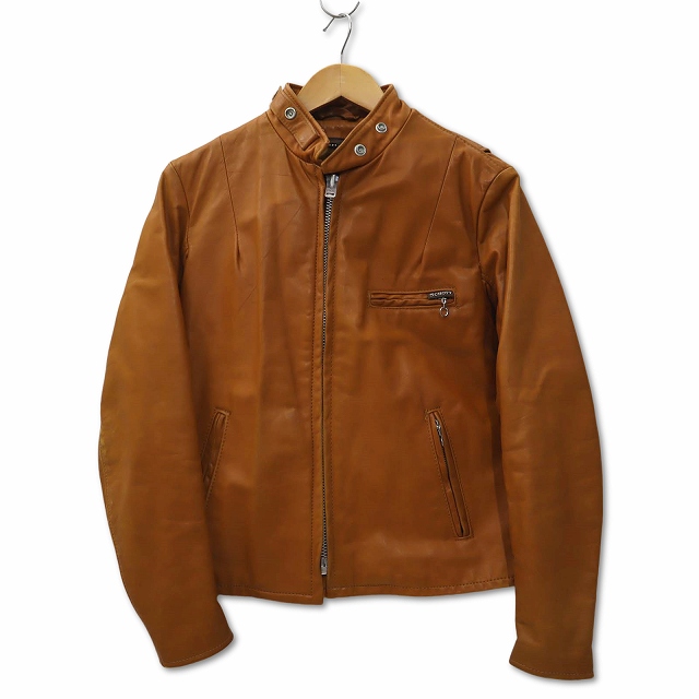 ショットSchott レザーライダースジャケットキッズ10