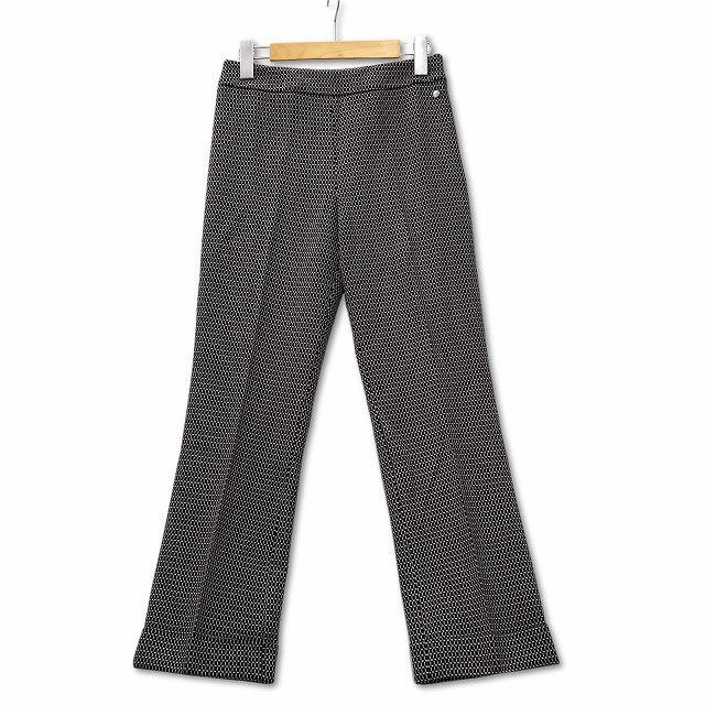 マックスマーラ MAX MARA 裾ダブル センタープレス 総柄 ニット