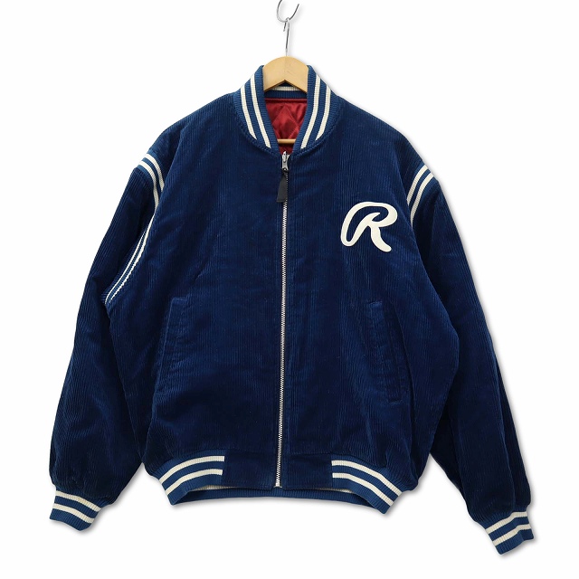 RAWINGS ローリングス スタジャン サイズL 紺色 ネイビー 袖レザー 本