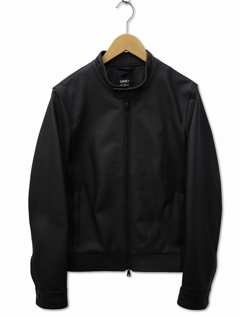 未使用エンメティシングルライダースレザージャケット