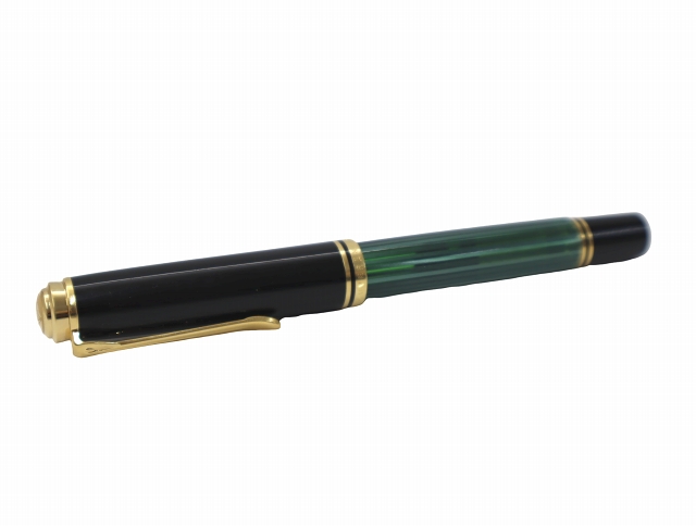 Pelikan 万年筆 スーべレーン 緑縞 F 18C-750 PELIKAN SOUVERAN ペリカン スーベレーン 万年筆 ペン B 緑縞 18C-750