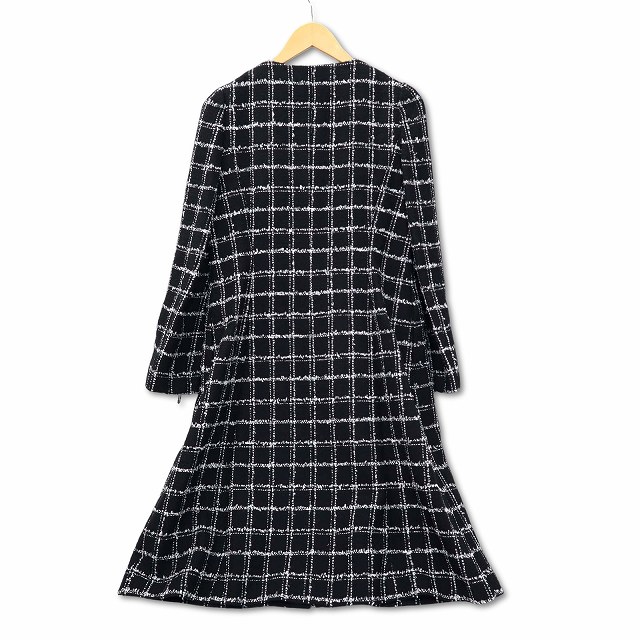 エムズグレイシー チェックツイードワンピース
