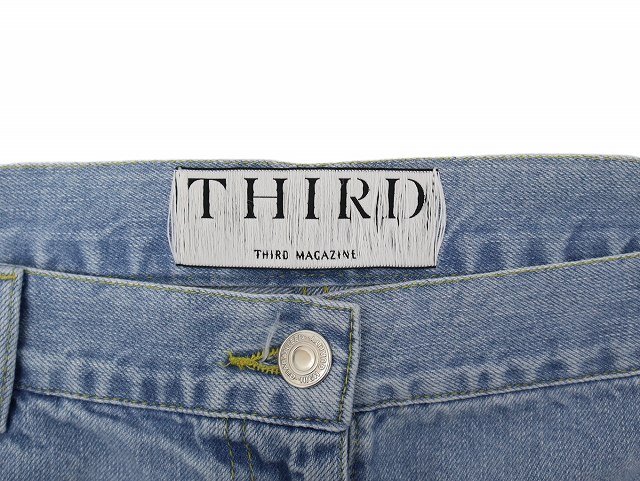 THIRD MAGAZINE 12ozムラ糸 ワイドデニム THIRDMAGAZINE サードマガジン 12OZムラ糸デニムジャケット