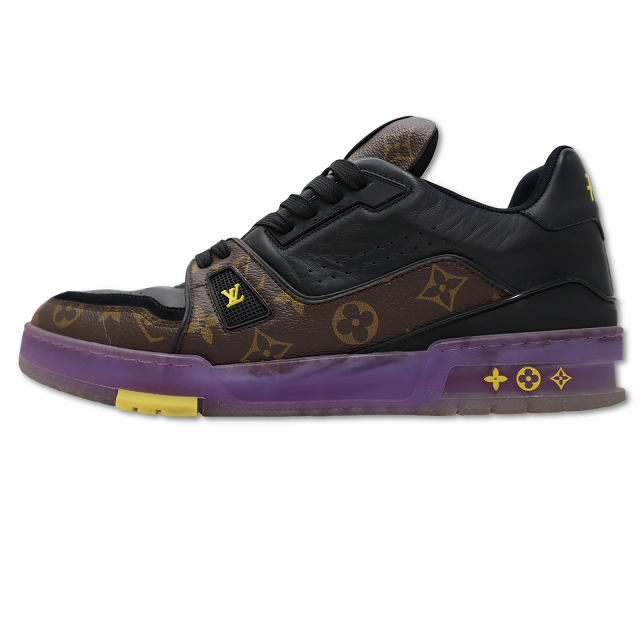 ルイヴィトン LOUIS VUITTON 1A8WJ8 モノグラム×レザー LV トレイナー 