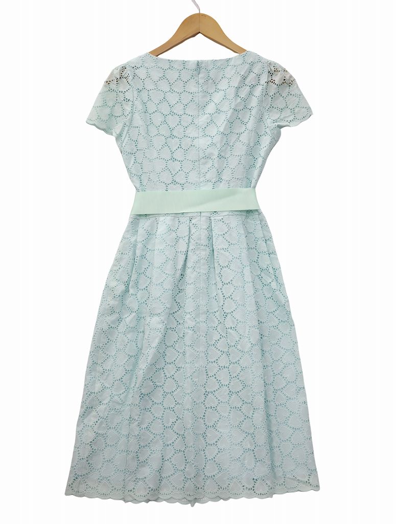 エムズグレーシー ひざ丈ワンピース アキMS GRACY 花柄 半袖ひざ丈