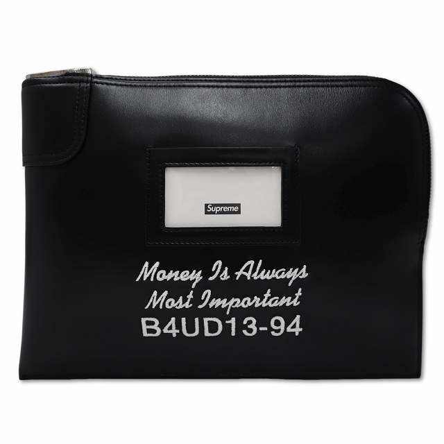 未使用品 シュプリーム SUPREME 2025SS Leather Money Bag レザー 