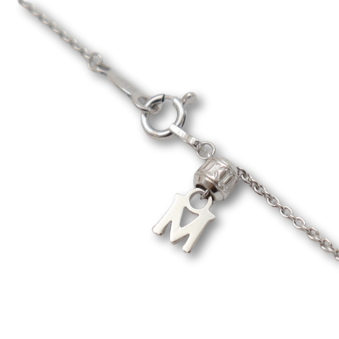 未使用品 ミキモト MIKIMOTO K18 0.09ct ホワイトゴールド