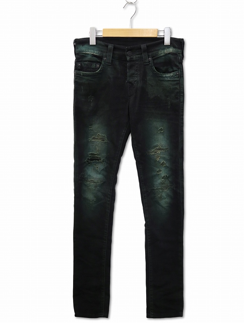 トゥルーレリジョン TRUE RELIGION ROCCO Relaxed Skinny 製品染め 