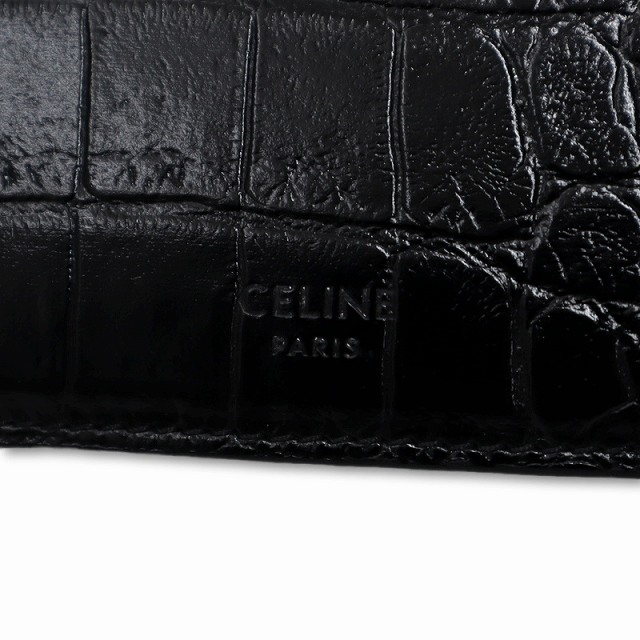 CELINE (セリーヌ) バイフォールドウォレット / クロコダイル型