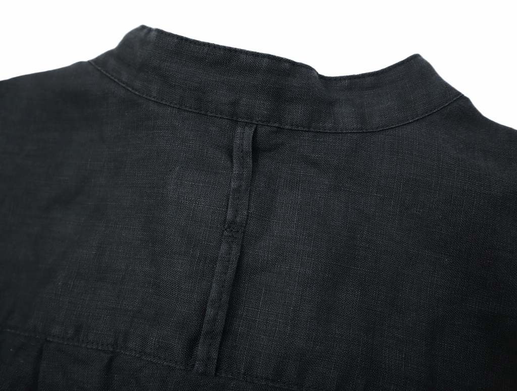 ラスト1点！即日発送可！新品 かぐれ リネンハーフスリーブオールインワン 黒 タグ付き かぐれ リネンハーフスリーブオールインワンBLACK かぐれ