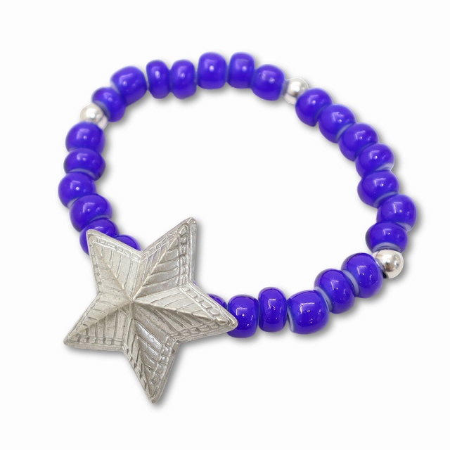 ソフネット SOPHNET. STAR CONCHO BEADS BRACELET スター