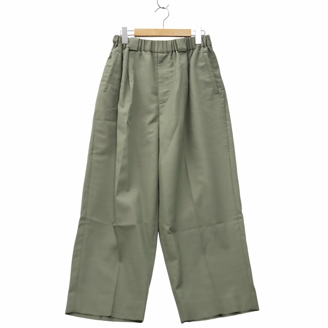 Dulcamara ドゥルカマラ ウールよそいき センタープレス イージーパンツ