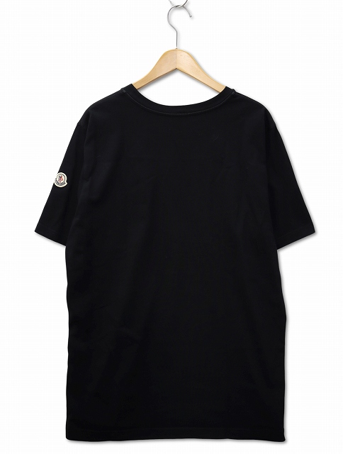 モンクレール MONCLER SS T-SHIRT クルーネック ロゴ 発砲プリント 