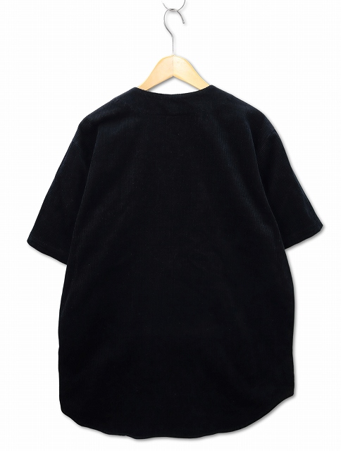 シュプリーム SUPREME Corduroy Baseball Jersey ロゴ アップリケ 