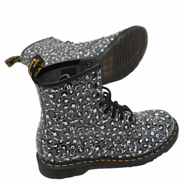 25cm ドクターマーチン 8ホール ブーツ レオパード Dr.MARTENS