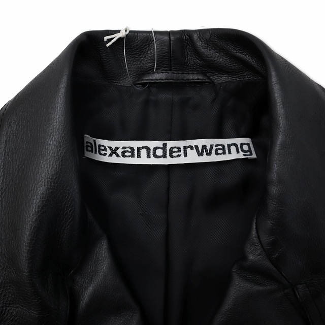 アレキサンダーワン ALEXANDER WANG MARTINGALE LEATHER MOTO
