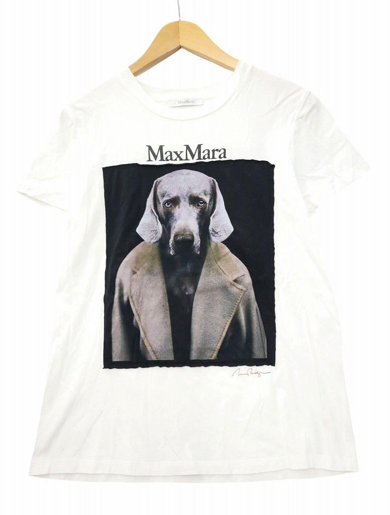 マックスマーラ MAX MARA ウィリアムウェグマン DOGSTAR T-Shirt  