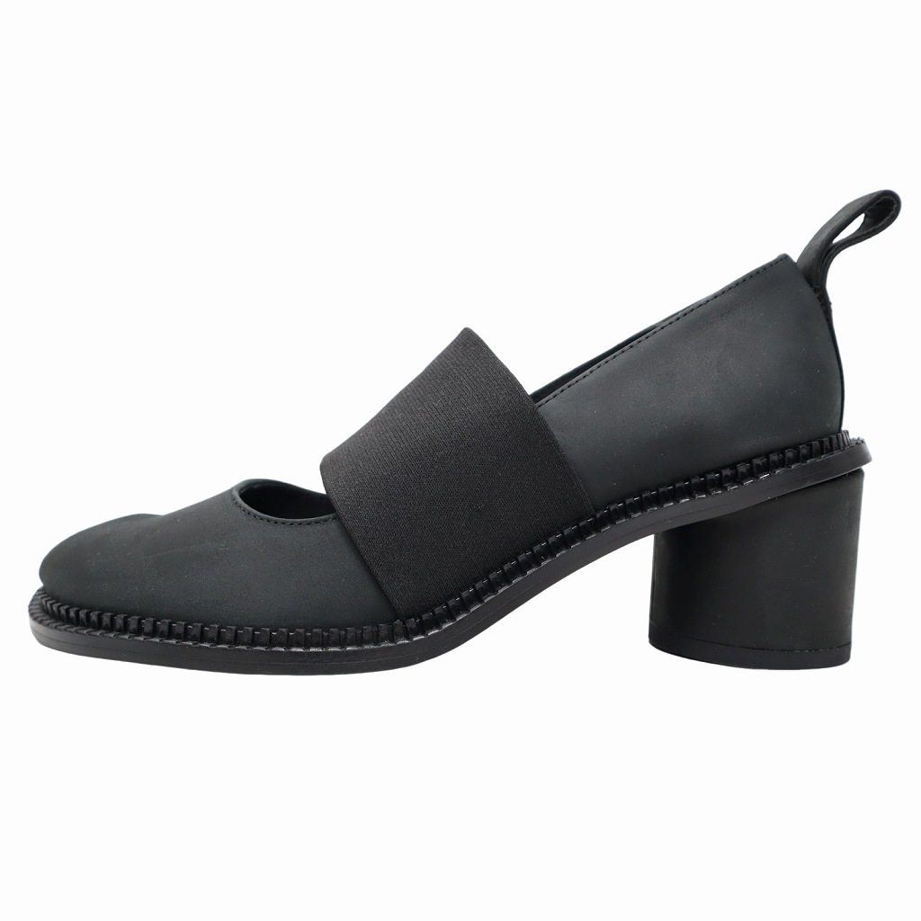 【美品】ENFOLD　エンフォルド　ポインテッドトゥ　パンプス　フォーマル　黒 Parade 黒パンプス 本革 ローヒール 幅広 痛くない フォーマル