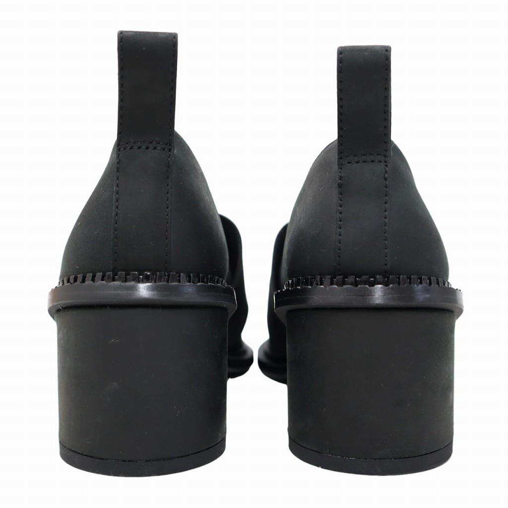 美品 エンフォルド ENFOLD ポインテッドトゥ フラットシューズ 37 黒 エンフォルド ENFOLD OPEN-TOE PUMPS オープントゥ パンプス 37(23.5cm