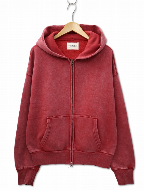 seeksole ジップパーカー SeekSole シークソール POWDER FADE ZIP HOODIE パウダー フェード