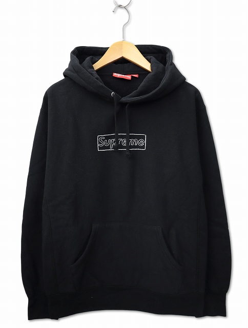 Supreme×KAWS シュプリーム×カウズ Chalk Logo Hooded Sweatshirt 