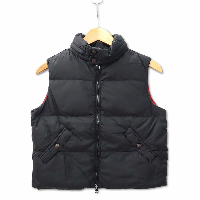 アルマーニ ジュニア ARMANI Jr ジップアップ ナイロン ダウンベスト 