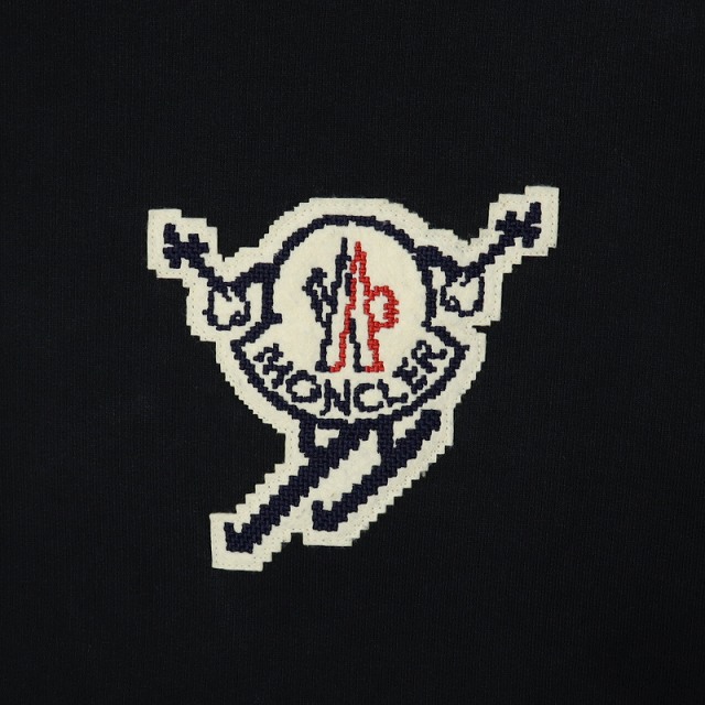 モンクレール MONCLER 2024AW SWEATSHIRT クルーネック アップリケ  