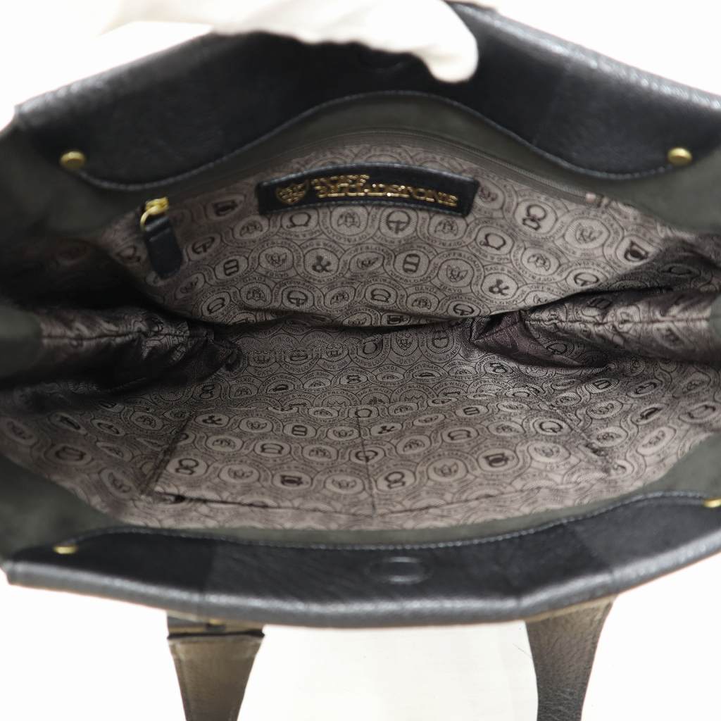 トフ&ロードストーン TOFF&LOADSTONE レザー トートバッグ BLACK