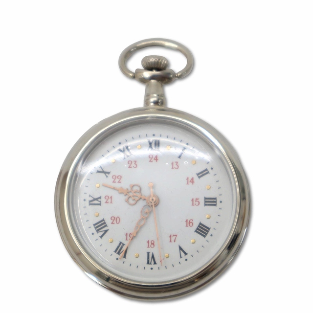 甦る 古の時計 郷愁の懐中時計コレクション』 花 模様 懐中時計 三針