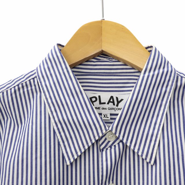 PLAY COMME des GARÇONS ストライプ長袖Tシャツ XL PLAY COMME des