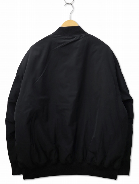 CRONOS クロノス 2024AW BOMBER JACKET リフレクターロゴ ジップ 