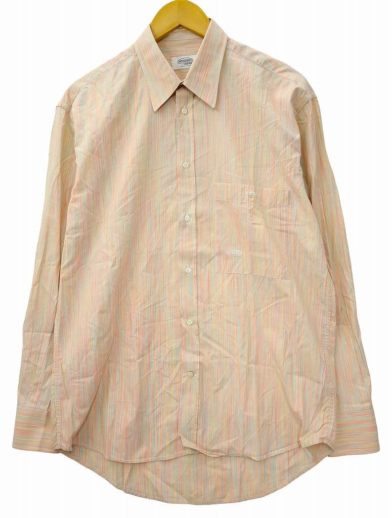 ミッソーニ MISSONI MISSONI UOMO ストライプ 長袖 シャツ 39 ミッソーニ MISSONI MISSONI UOMO ストライプ 長袖 シャツ 39