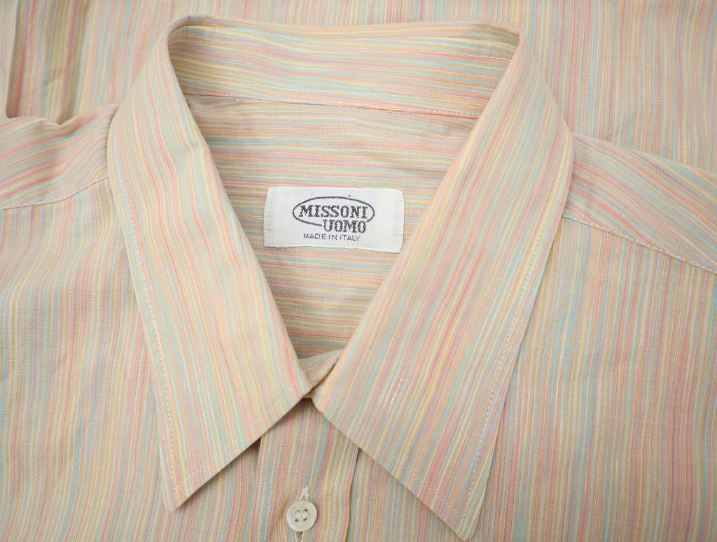 ミッソーニ MISSONI MISSONI UOMO ストライプ 長袖 シャツ 39 ミッソーニ MISSONI MISSONI UOMO ストライプ 長袖 シャツ 39