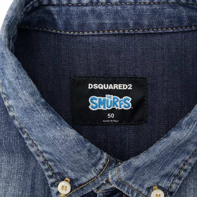 DSQUARED2×THE SMURFS ディースクエアード×スマーフ USED加工
