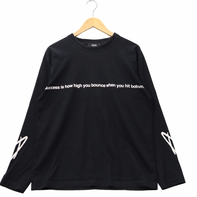 【新品未使用】ブラックバイマウジー 長袖　カットソー　Tシャツ 公式】BLACK BY MOUSSYのトップス(Tシャツ・カットソー(長袖