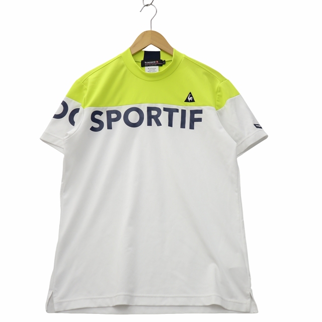 ルコックスポルティフ le coq sportif モックネック 半袖 ロゴ