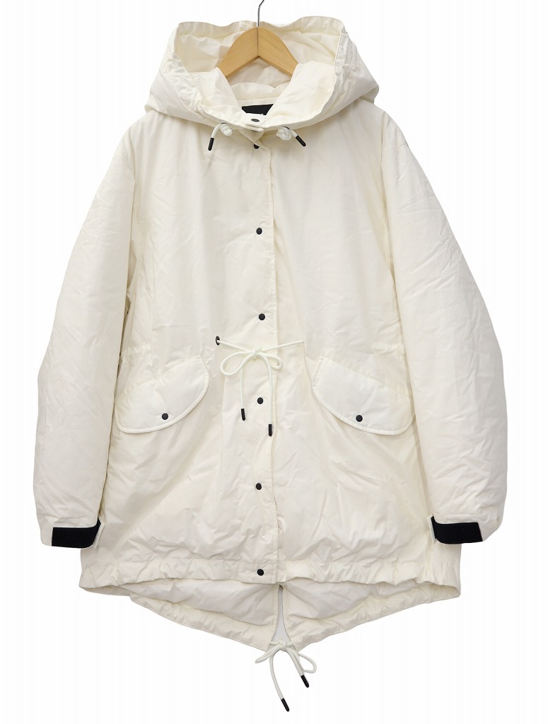 23区 オンワード樫山 ADS スノーパーカー ダウンジャケット 38 WHITE