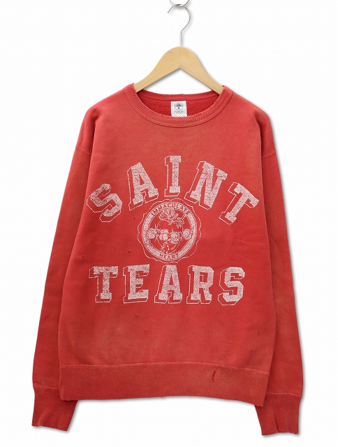 セントマイケル SAINTMICHAEL CREW SWEAT SHIRT M セントマイケル