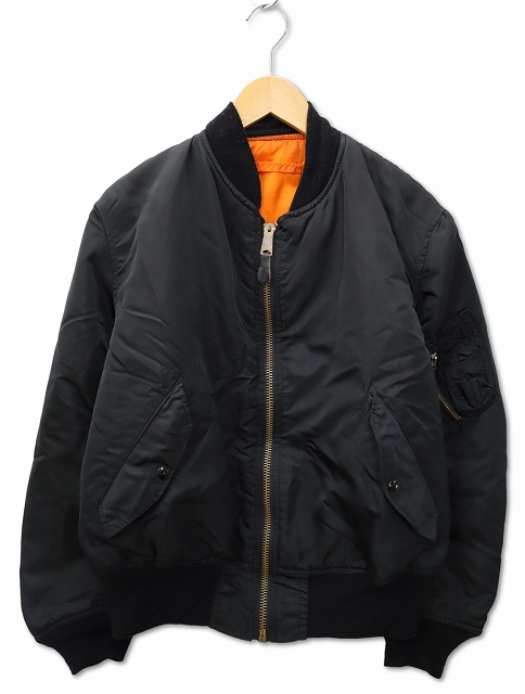 アルファ ALPHA USA製 ヴィンテージ ナイロン リバーシブル ジップ