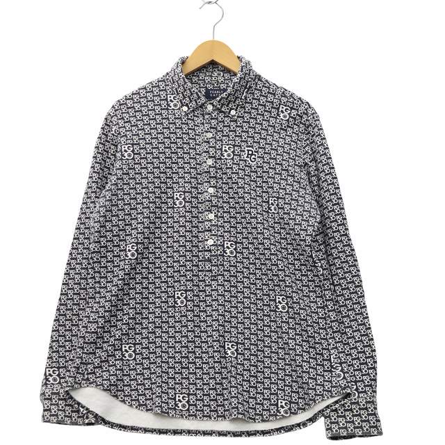 パーリーゲイツ ハーフジップ カットソー Tシャツ ワンポイント 紺 5 L