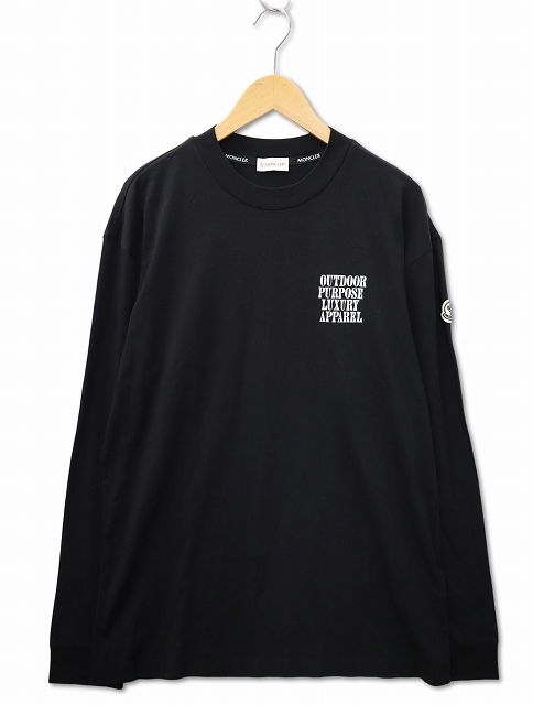 モンクレール MONCLER LS TSHIRT クルーネック バックプリント 長袖 T