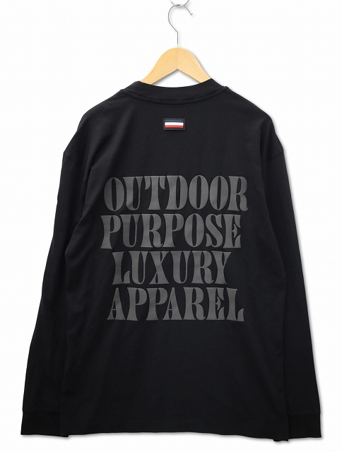 モンクレール MONCLER LS TSHIRT クルーネック バックプリント 長袖 T