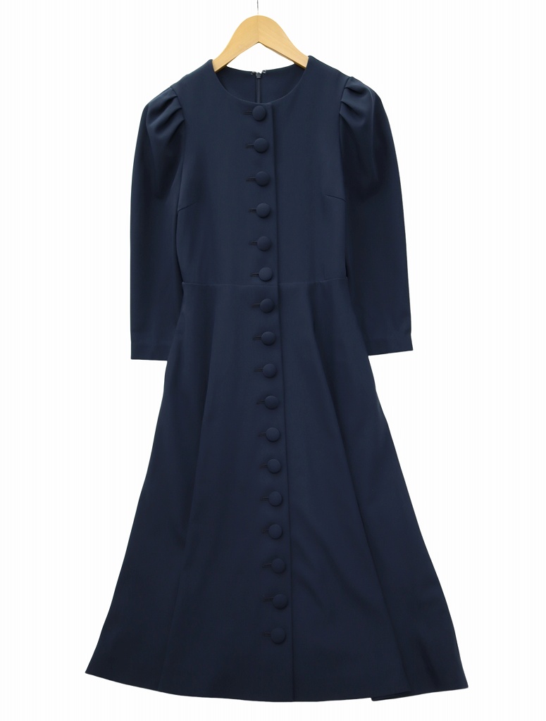 セブンテン ボウタイウールトップス（ネイビー） seventen ボウタイ