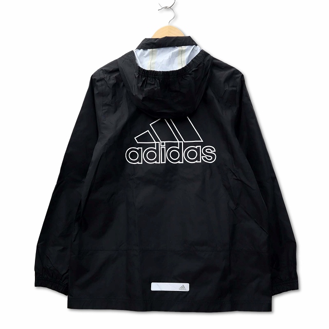 アディダス adidas ジップアップ 防風 レイン ナイロンジャケット