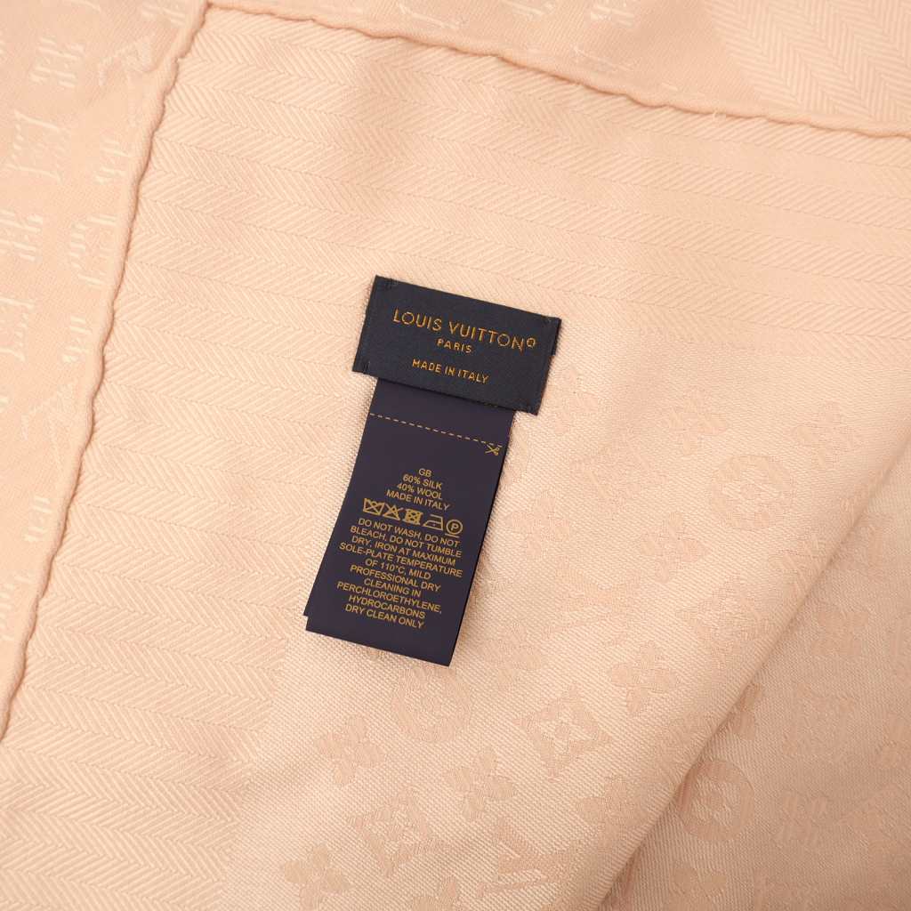 ルイヴィトン LOUIS VUITTON M77370 ショール・エバーモア シルク 