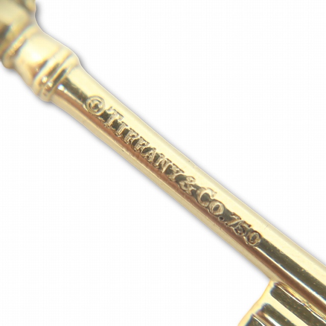 ティファニー TIFFANY & CO. K18 750 オーバルキー ペンダントトップ 