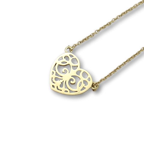 ティファニー K18 750 エンチャント ハート ネックレス ティファニー K18 750 エンチャント ハート ネックレス