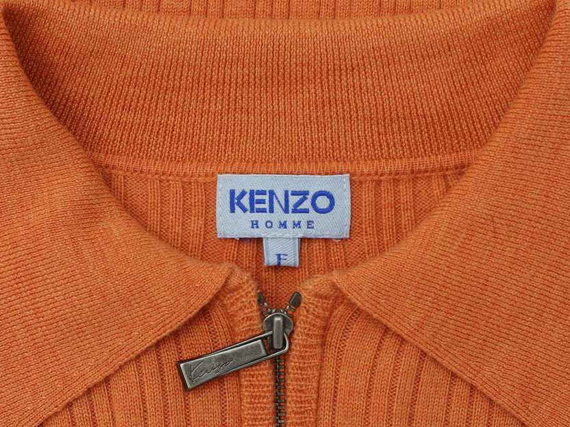 ケンゾーオム KENZO HOMME ハーフジップ 長袖 プルオーバー ニット 